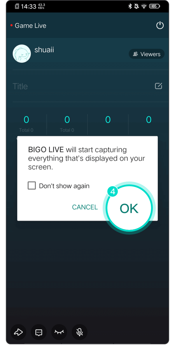 4.Ask for your permission.