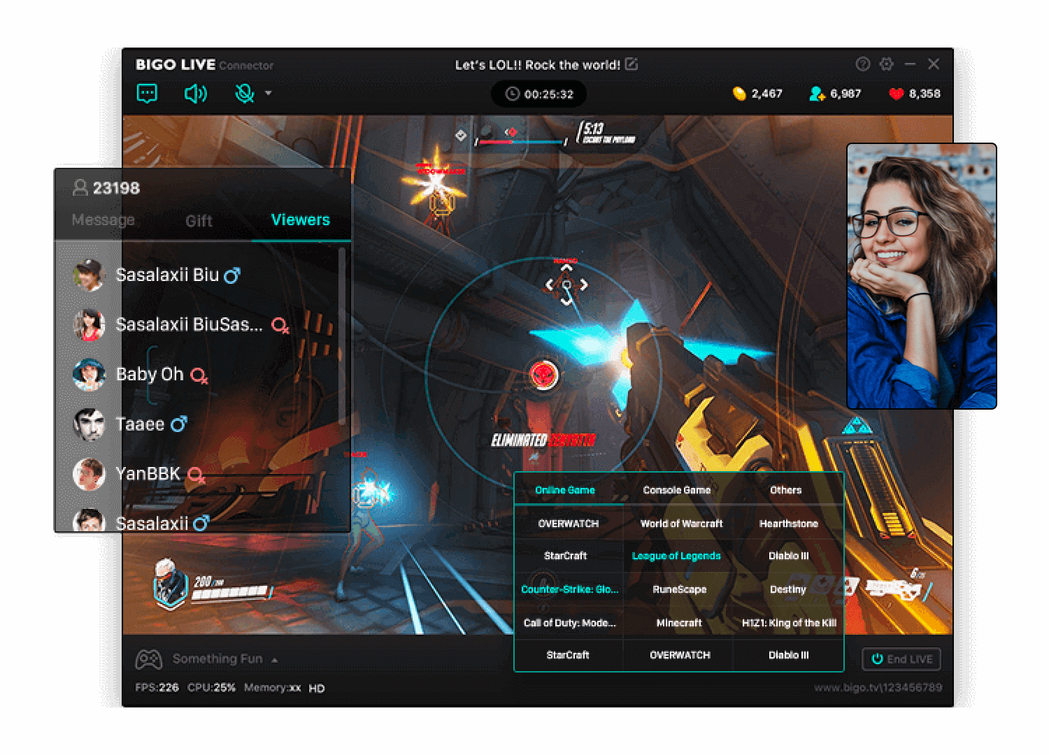 BIGO LIVE Connector connection feature preview