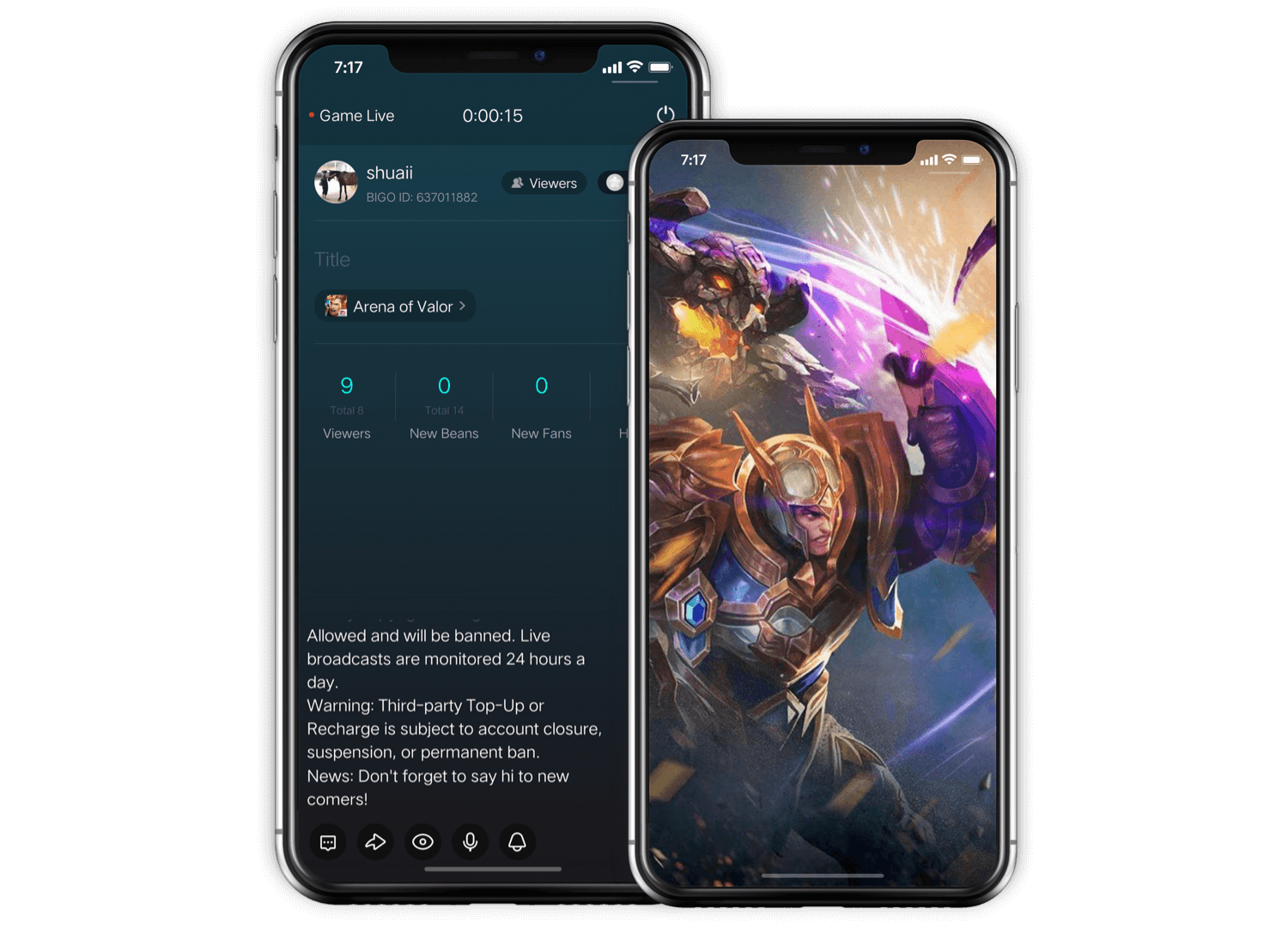 BIGO LIVE iOS app preview